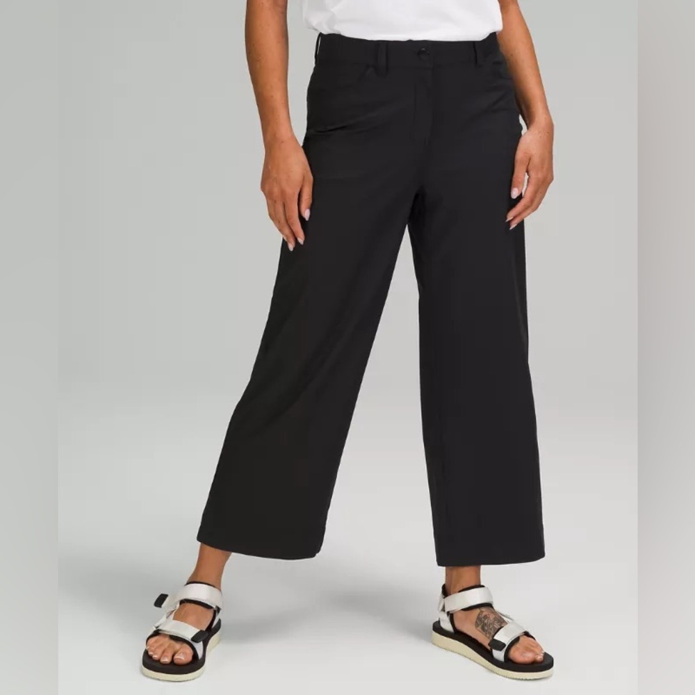 lululemon City Sleek 5 Pocket High-Rise Wide-Leg Pant 7/8 Length